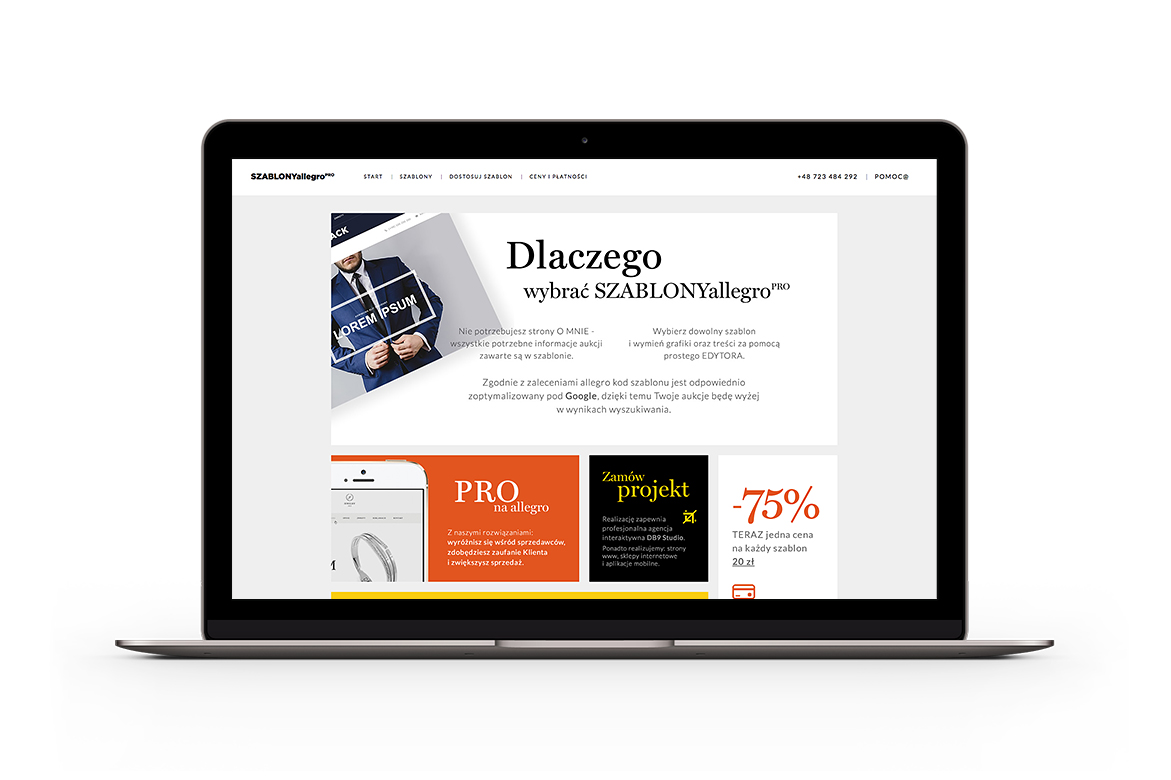 Szablony Allegro PRO